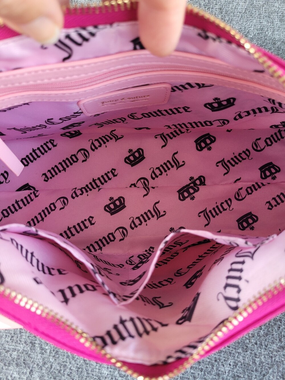 Juicy Couture Daisy For Juicy Hobo Handbag and Card Wallet In Raspberry Tart - Picture 10 of 11